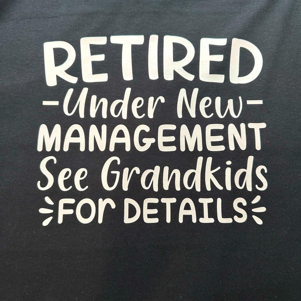 Retirement t-shirt. Unisex